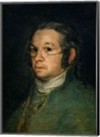 Self portrait with spectacles, c.1800 Fine Art Print