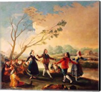 Dance on the Banks of the River Manzanares, 1777 Fine Art Print