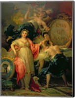 Allegory of the City of Madrid, 1810 Fine Art Print