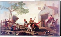 The Fight at the Venta Nueva, 1777 Fine Art Print