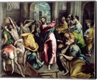 Christ Driving the Traders from the Temple, c.1600 Fine Art Print