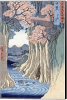 The monkey bridge in the Kai province Fine Art Print