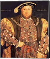 Portrait of Henry VIII A Fine Art Print