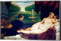 Venus with an Organist and Cupid Fine Art Print