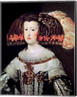Portrait of Queen Maria Anna  of Spain Fine Art Print