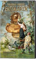 Poster advertising the Fahrrad Werke Fine Art Print