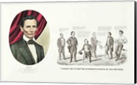 Hon. Abraham Lincoln, 16th President of the United States, 1860 Fine Art Print