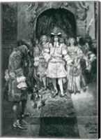 Quaker and King at Whitehall Fine Art Print