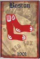 Red Sox - Retro Logo 11 Wall Poster