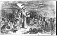Scene in the Hold of the Slave Ship Fine Art Print