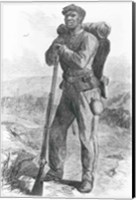 The Escaped Slave in the Union Army Fine Art Print