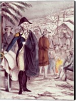 George Washington at Valley Forge Fine Art Print