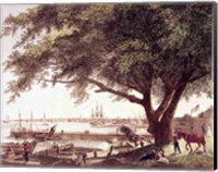 The City and Port of Philadelphia Fine Art Print