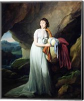 Portrait of a Woman in a Cave Fine Art Print