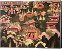 Parinirvana and the Death of Buddha Fine Art Print