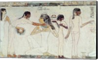 The Toilet of Noblewomen, from the Tomb of Rekhmire Fine Art Print