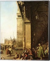 Venice: Piazza di San Marco and the Colonnade of the Procuratie Nuove Fine Art Print