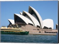 Sydney Opera House with Sydney Ferry Collaroy Fine Art Print