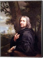 Portrait of Philippe de Champaigne, 1668 Fine Art Print