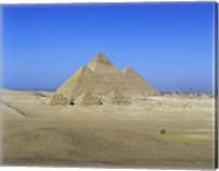 Giza Pyramids, Giza, Egypt (far view) Fine Art Print