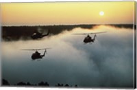 AH-16 (Cobras) Attack Helicopters Fine Art Print