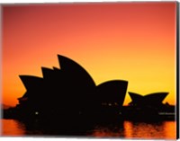 Sunrise over an opera house, Sydney Opera House, Sydney, Australia Fine Art Print