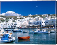 Town View, Mykonos, Cyclades Islands, Greece Fine Art Print