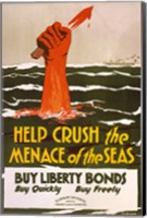 Help Crush the Menace of the Seas Fine Art Print