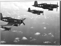 Fighter planes in flight, US Marine Corps Fine Art Print