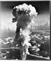 Clouds formed by an atomic explosion Fine Art Print
