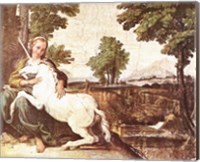 Virgin and Unicorn Fine Art Print