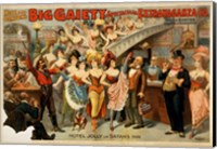 Big Gaiety's Spectacular Extravaganza Co. Fine Art Print