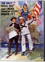 Don't Read American, History Make It! Fine Art Print