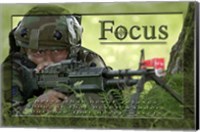 Focus Affirmation Poster, USAF Fine Art Print