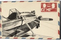 Small Vintage Air Mail I Fine Art Print