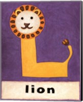 L is for Lion Fine Art Print