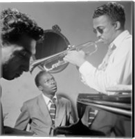 Miles Davis, Howard McGhee, September 1947 Fine Art Print