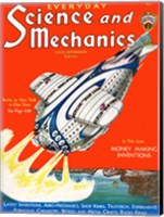 Science and Mechanics Nov 1931 Cover Fine Art Print