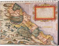 Sebastian Munster, Ptolemy. Terra Sancta XVI Fine Art Print