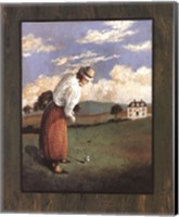 Victorian Golfer - Woman Fine Art Print