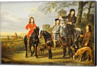 Aelbert Cuyp, Starting For  the Hunt Crop Fine Art Print