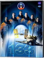 STS 133 Mission Poster Fine Art Print