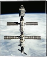International Space Station after Russian module installation Fine Art Print
