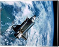 Shuttle Discovery in Space Fine Art Print