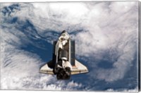 STS-135 Atlantis during the Rendezvous Pitch Maneuver Fine Art Print