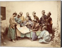 Satsuma samurai during boshin war period Fine Art Print