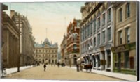Postcard of Toronto street and post office, Toronto, Canada Fine Art Print