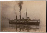 Steamer Cibola - launched in 1887 Fine Art Print