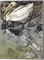 Alice in Wonderland, The Pool of Tears Fine Art Print
