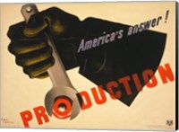 Production poster WW1 Fine Art Print